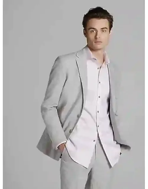 Slim Fit Linen Blend 3-piece Suit