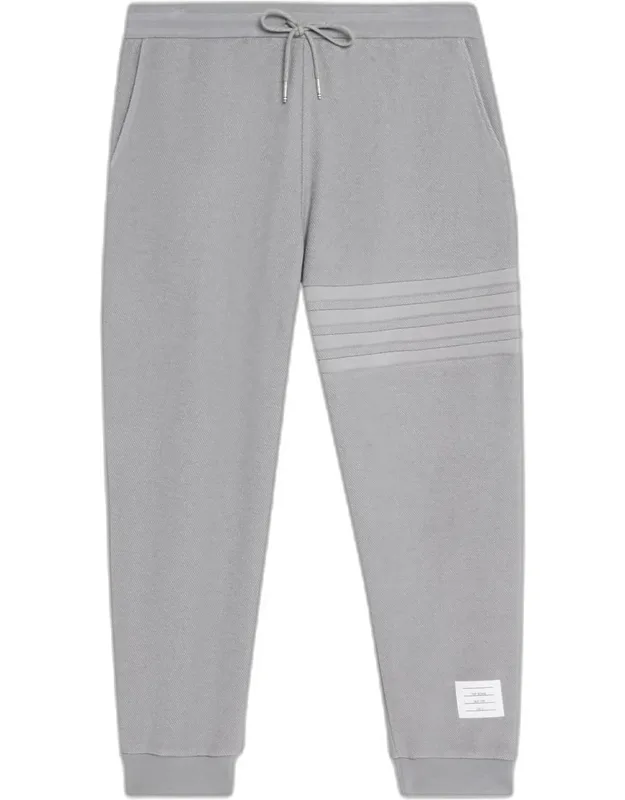 4-bar Stripe Cotton Sweatpants