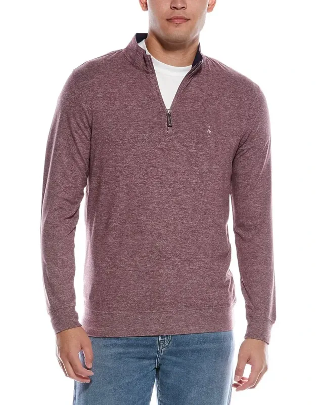 Brushed Melange Super Soft 1/4-zip Pullover