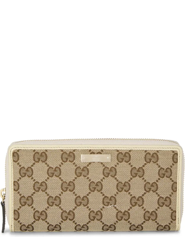 Original Gg Canvas Zip Wallet