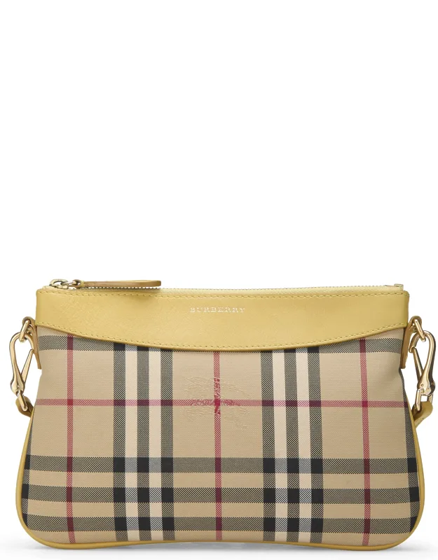 Haymarket Check Canvas Peyton Convertible Clutch