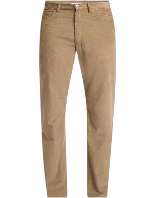 Fred Slim Corduroy Five-pocket Pants
