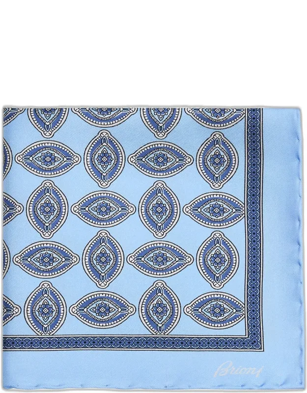 Medallion Silk Pocket Square