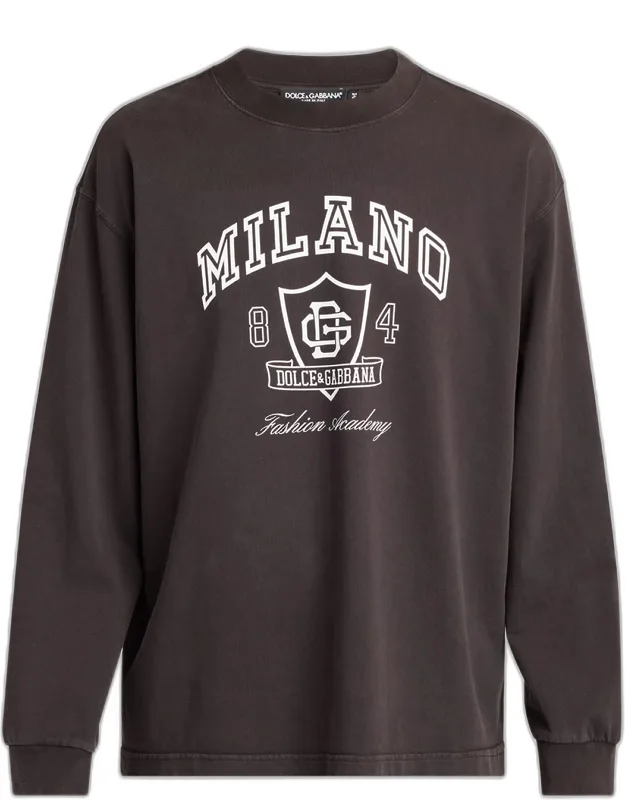 Long-sleeve Logo Graphic T-shirt