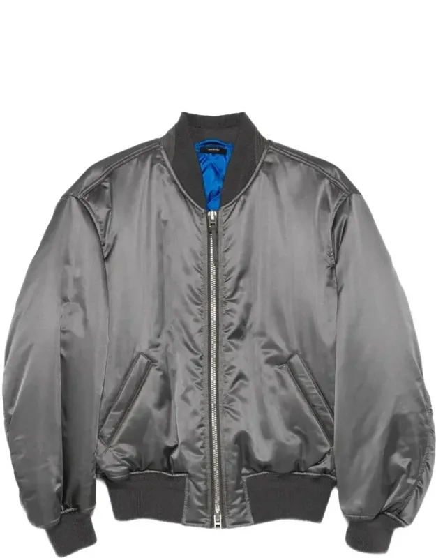 Satin Bomber Jacket
