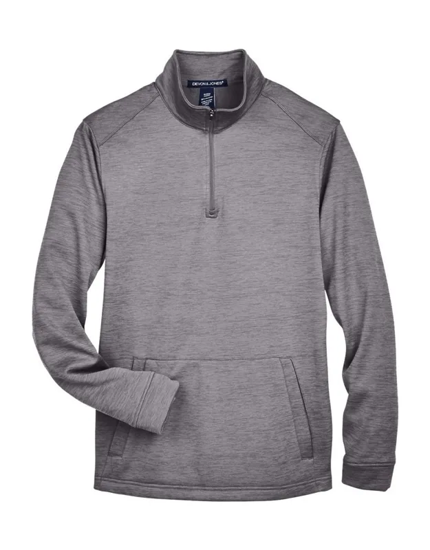 Newbury Mélange Fleece Quarter-zip Pullover