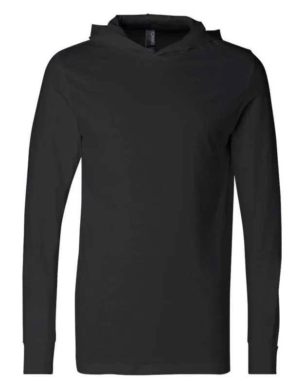 Jersey Hooded Long Sleeve Tee