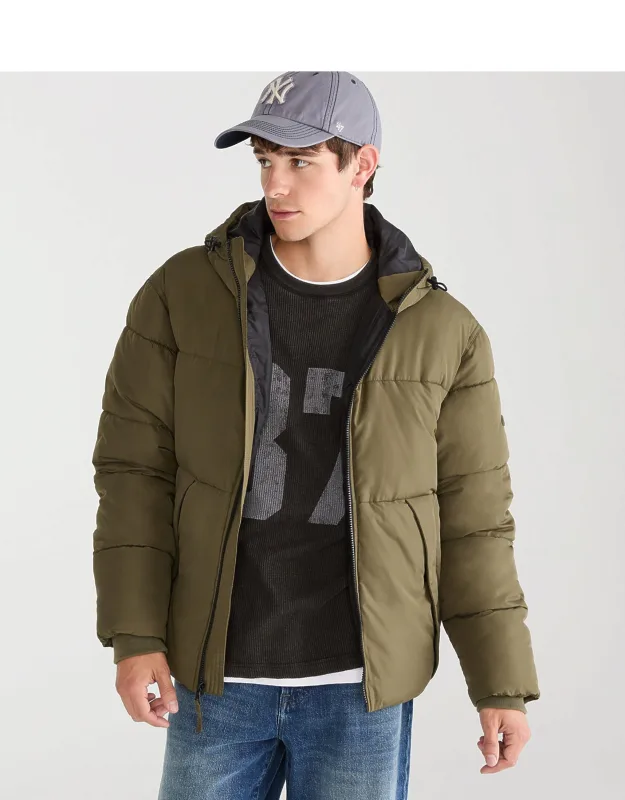Hooded Heavyweight Puffer Jacket