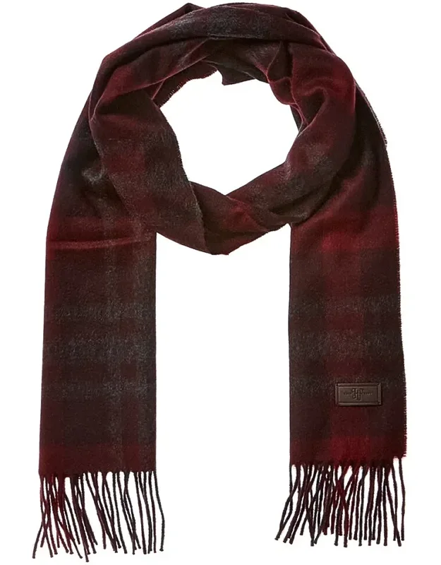 Exploded Plaid Cashmere Scarf