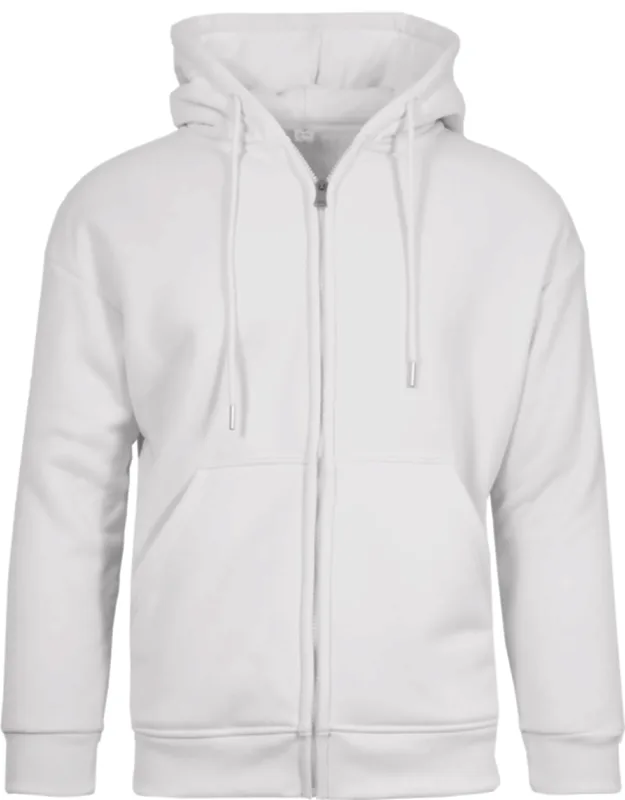 Faux Shearling Lined Full Zip-up Hoodie Sweatshirt