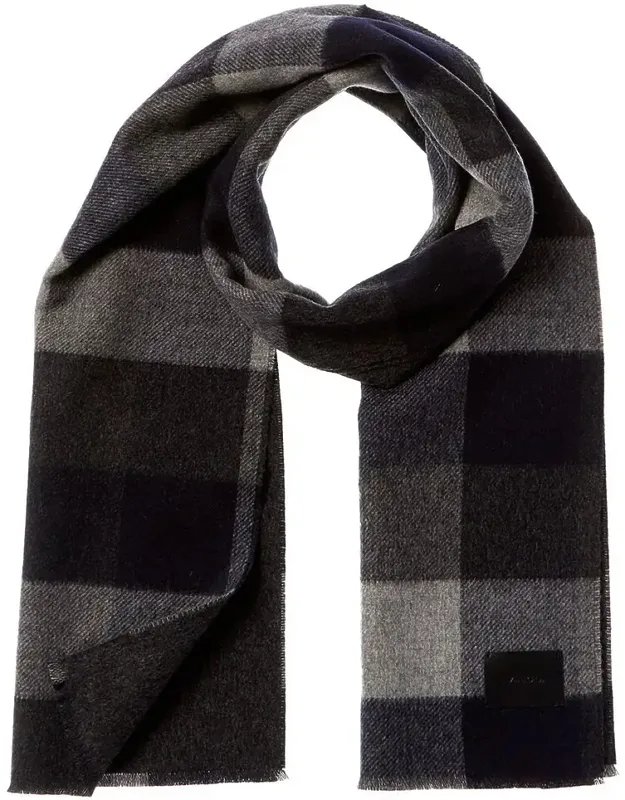 Stafford Plaid Wool & Cashmere-blend Scarf