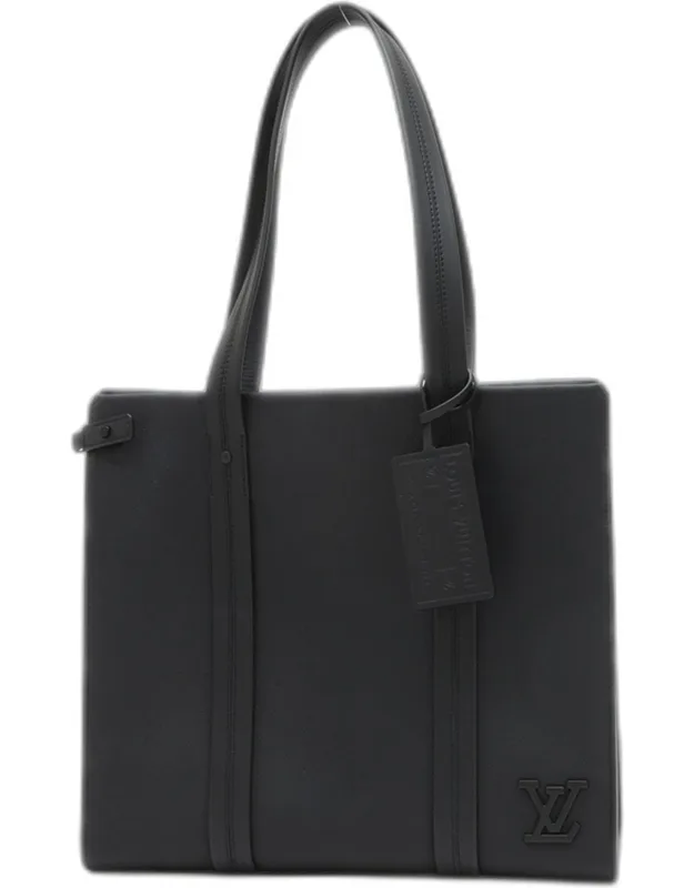 Take Off Aerogram Leather Tote Bag