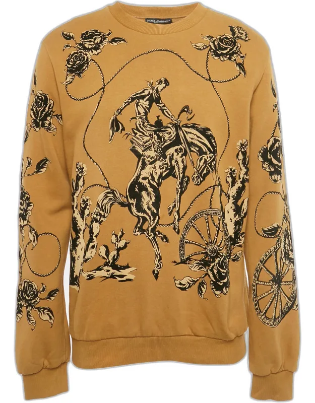 Printed Knit Sweatshirt