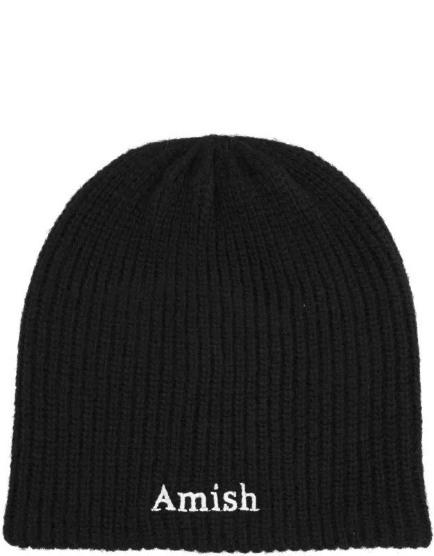Ribbed Beanie With Logo