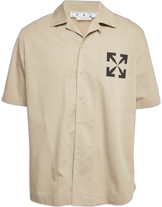 Arrow Print Cotton Blend Shirt