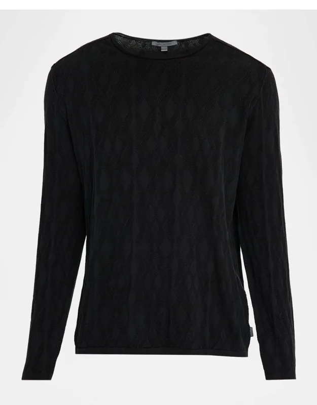 Brycen Organic Cotton Argyle Jacquard Long-sleeve Shirt