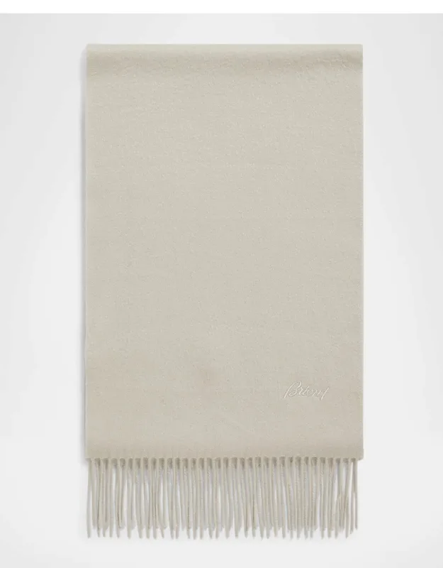 Cashmere Tonal Logo Rectangle Scarf