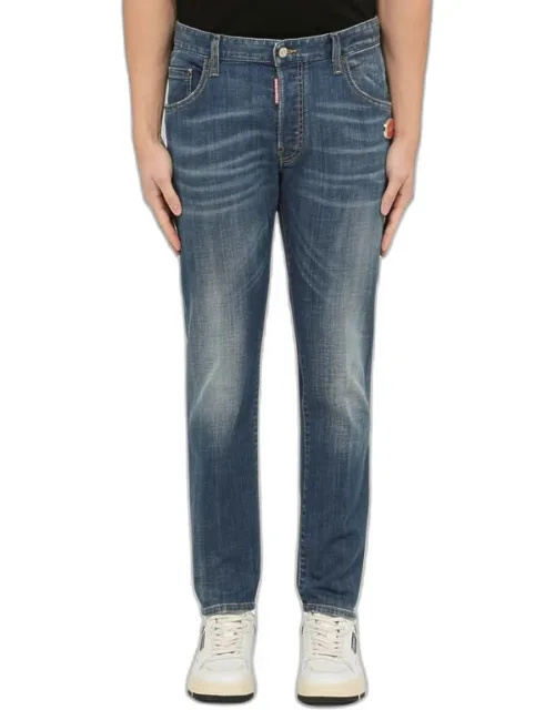 Regular Washed Denim Jeans