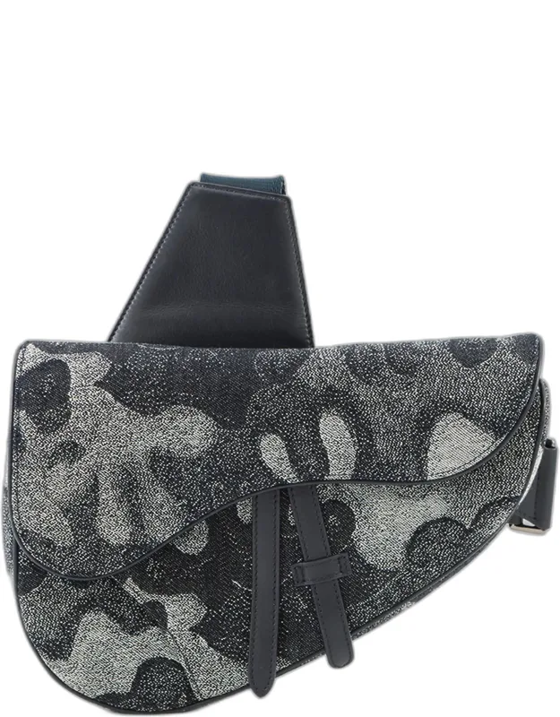 Camouflage Saddle Crossbody Bag