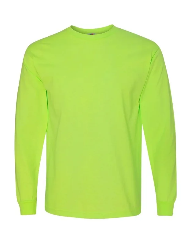 Usa-made 100% Cotton Long Sleeve T-shirt