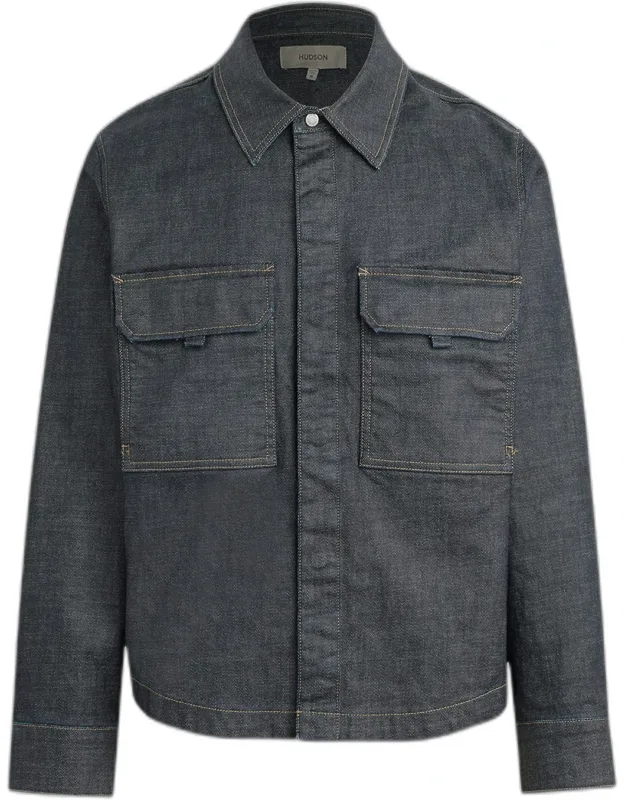 Denim Flap Pocket Shirt Jacket