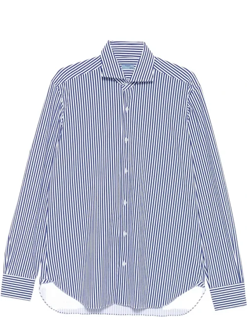 Barba Striped Shirt With Button Fastening And Long Sleeves