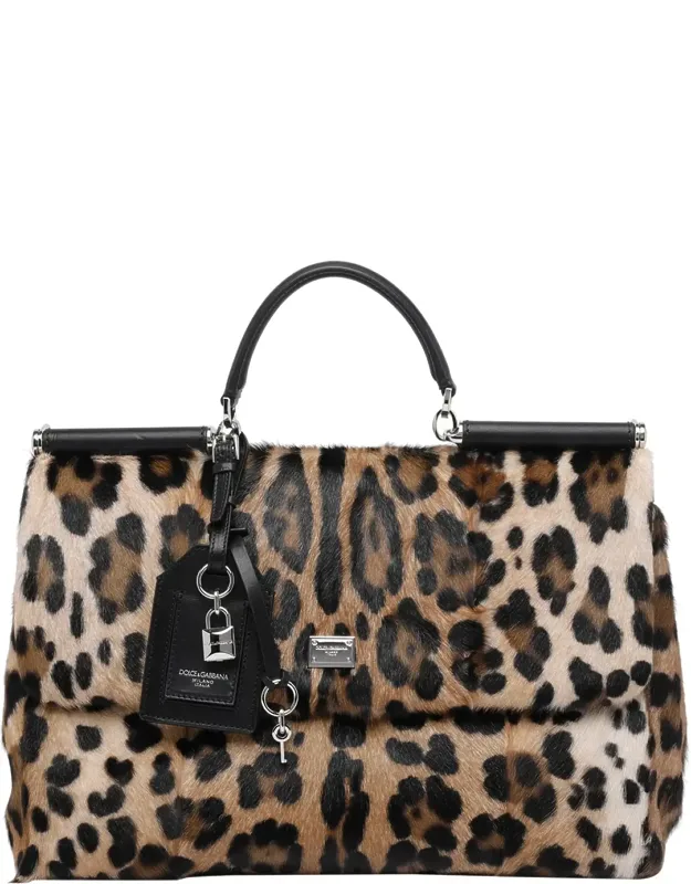 Leo Print My Sicily Handbag