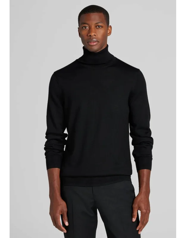 Traveler Collection Tailored Fit Merino Wool Turtleneck Sweater