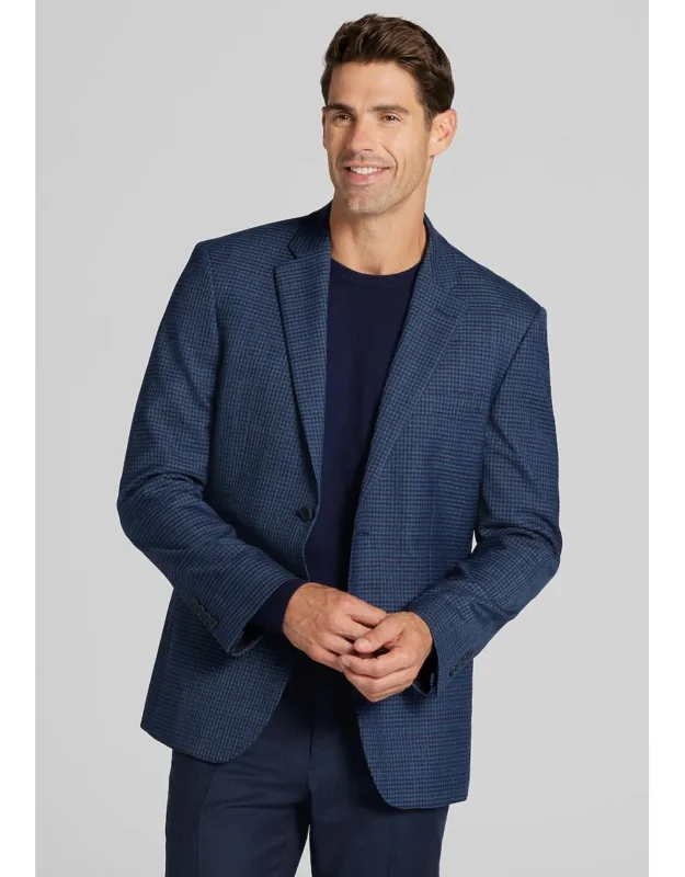 Traveler® Coolmotion Tailored Fit Check Sportcoats