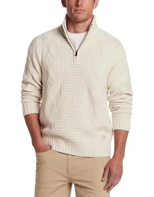 Chunky Cable Knit 1/4 Zip Sweater