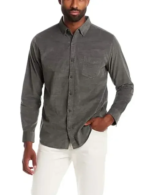 Regular Fit Vintage Brocade Corduroy Shirt