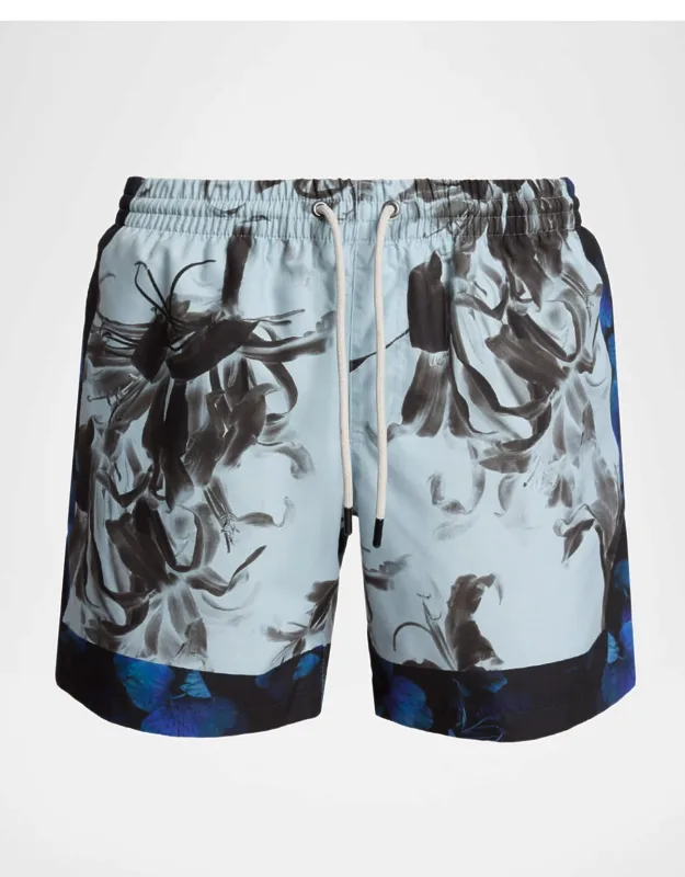 Phibbs Floral Nylon Swim Shorts