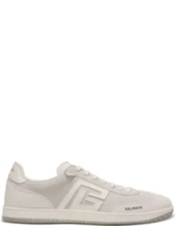 Swan Sneakers In Suede And Smooth Leather