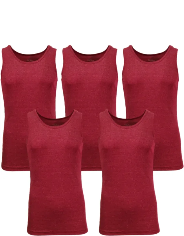 Heavyweight Ribbed Tank Top - 5 Pack