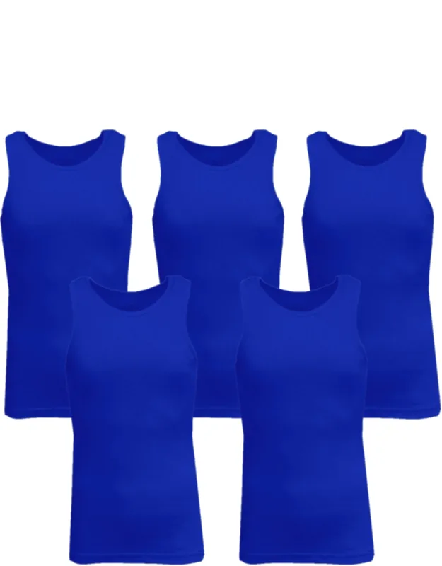Heavyweight Ribbed Tank Top - 5 Pack