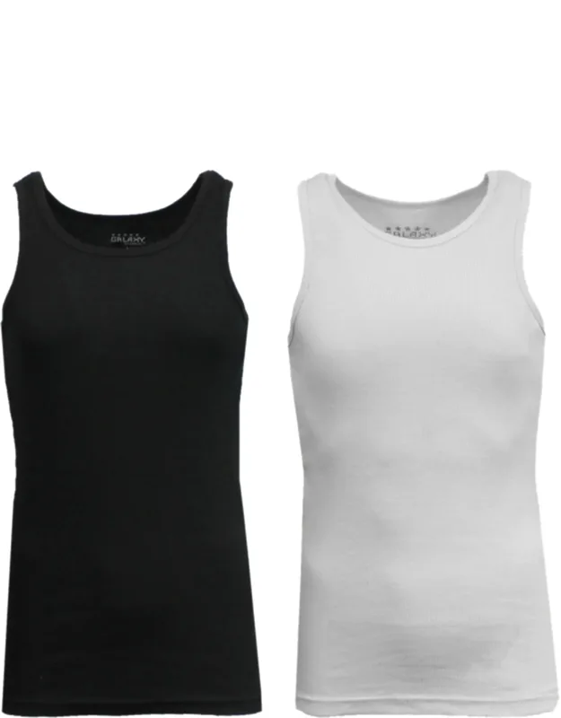 Heavyweight Ribbed Tank Top - 2 Pack