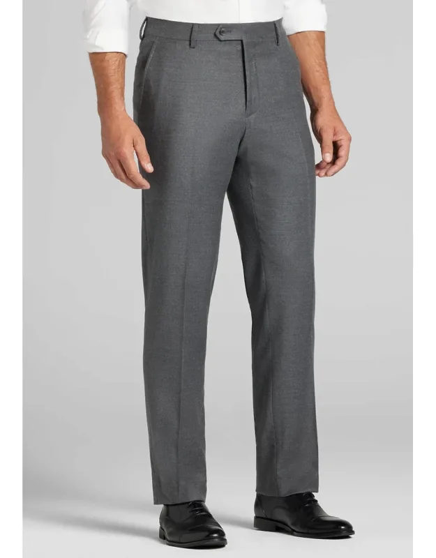 Reserve Collection Tailored Fit Italian Wool Dress Pants