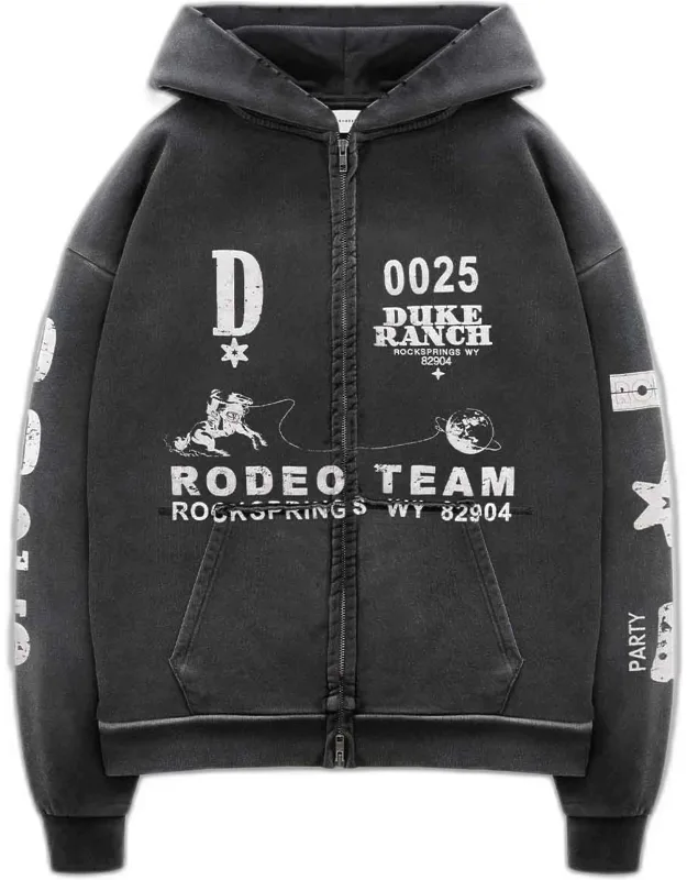 Rodeo Team Vintage Zip Hoodie