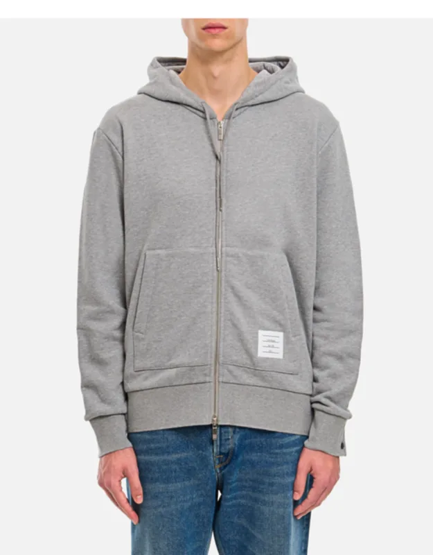 Hoodie With Front Closure And Adjustable Hood