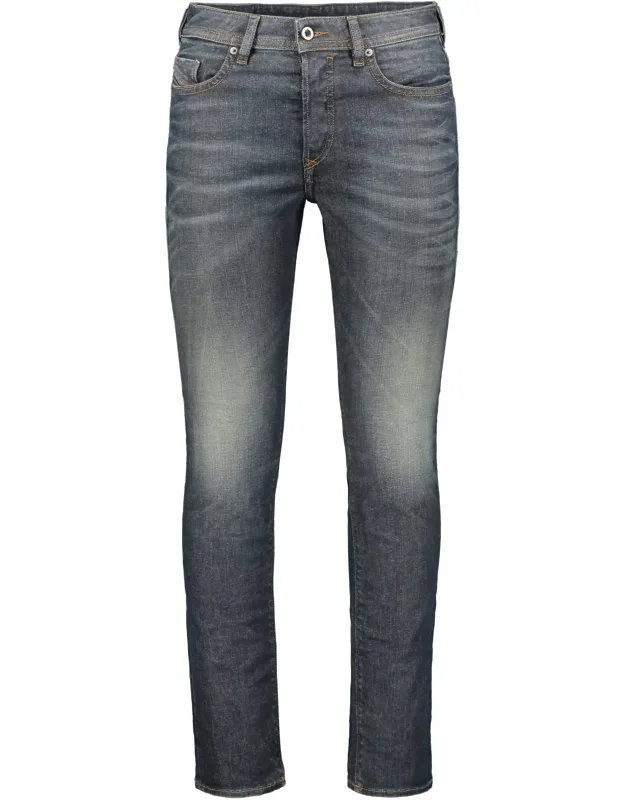 Skinny Jeans With Washed Effect, High Waist