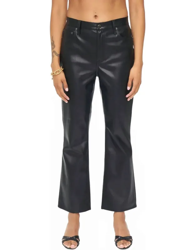 Lennon High-rise Cropped Boot Cut Jeans