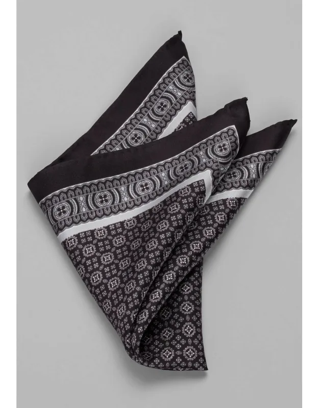 Mixed Medallion Pocket Square