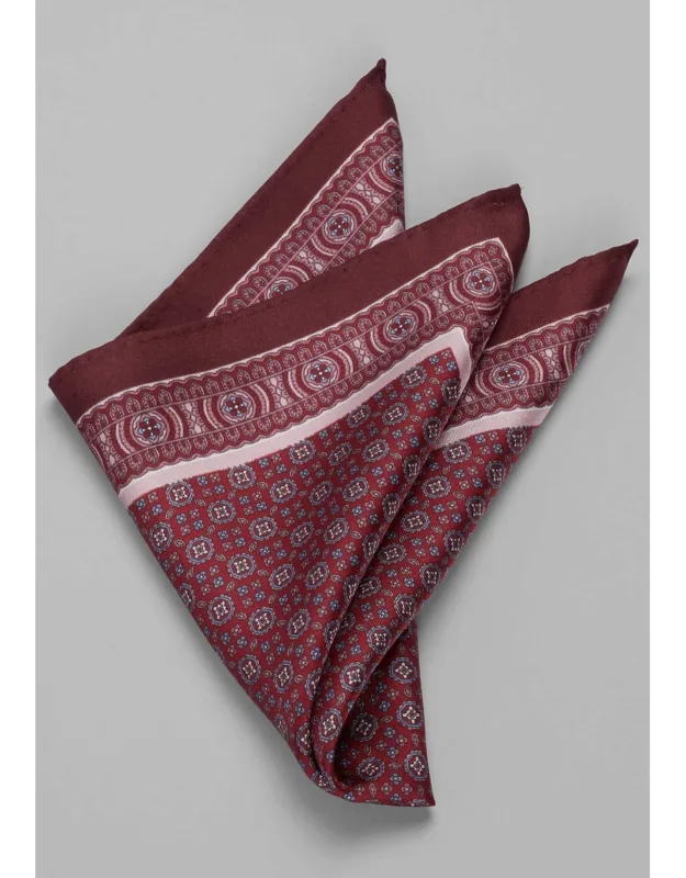 Mixed Medallion Pocket Square