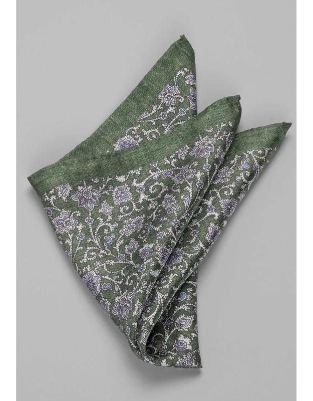Small Floral Pocket Square