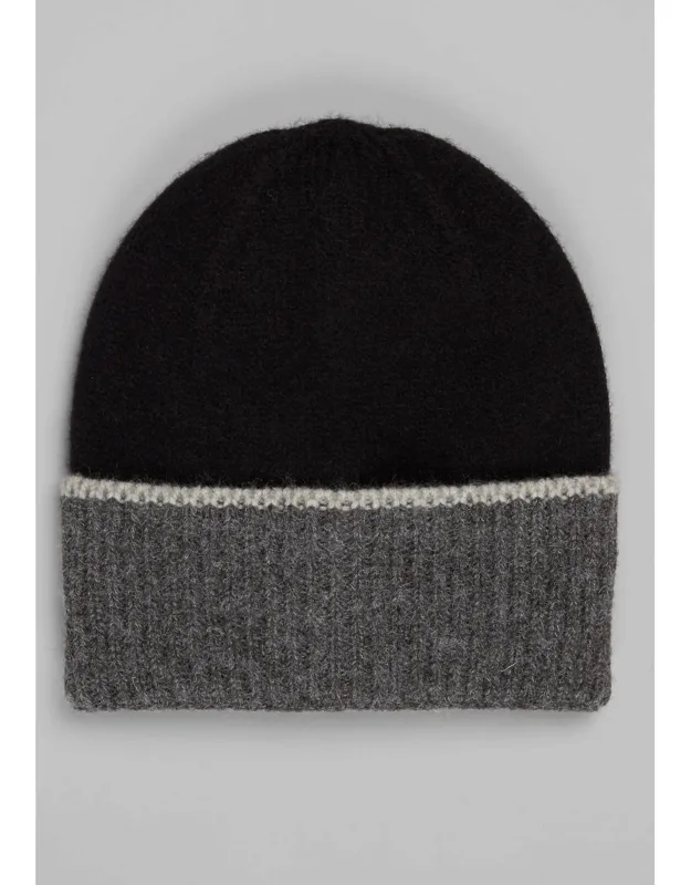 Contrast Cuff Beanie