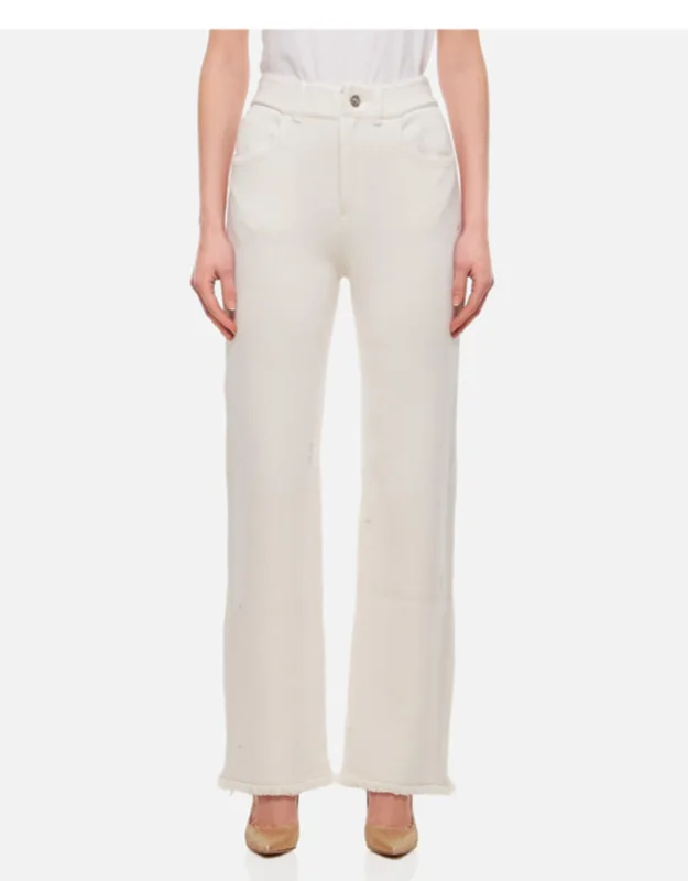 Cashmere Straight Pants