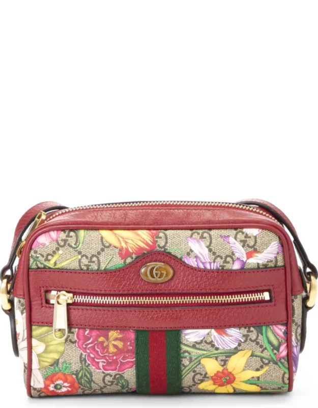 Ophidia Flora Shoulder Bag Mini