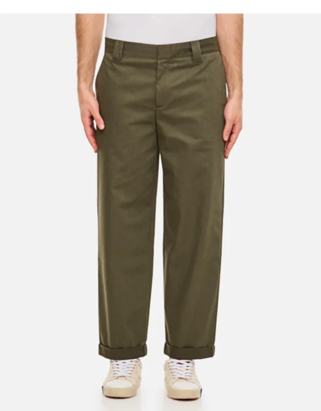 Chino Pants With Double Gold Star And Four Pockets