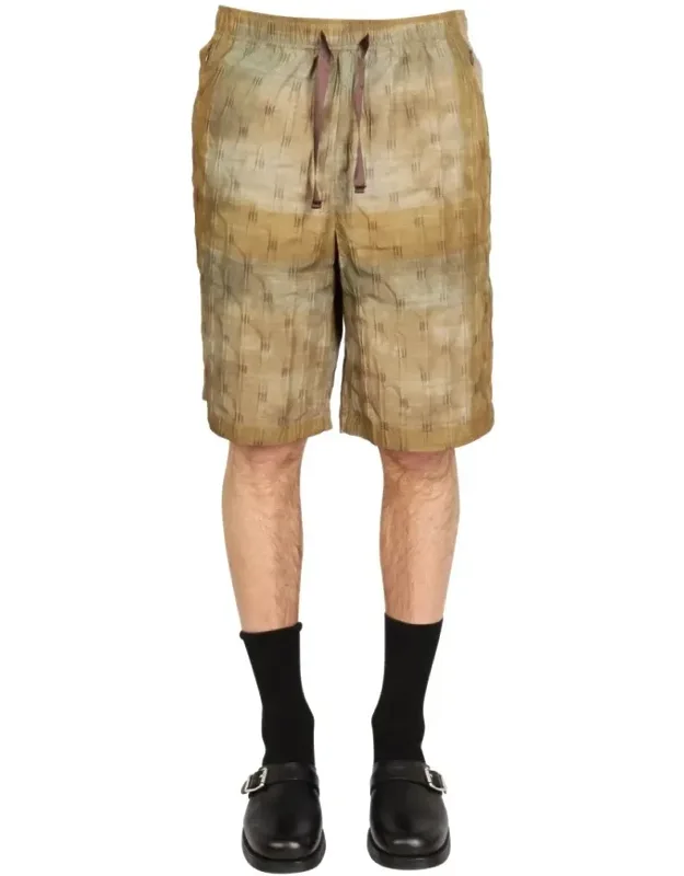 Checkered Bermuda Shorts