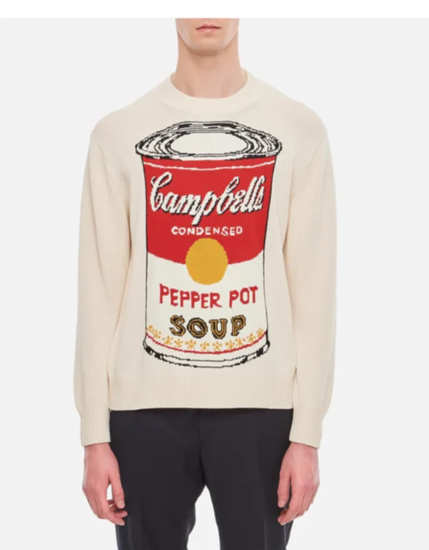 Printed Crewneck Sweatshirt